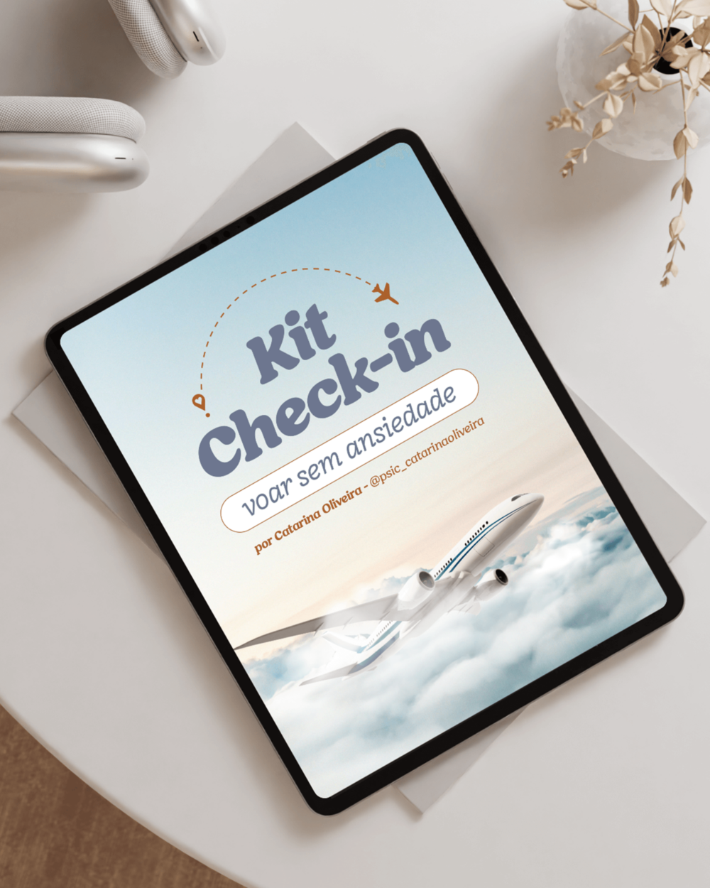 Ebook Kit Check-In Voar sem ansiedade