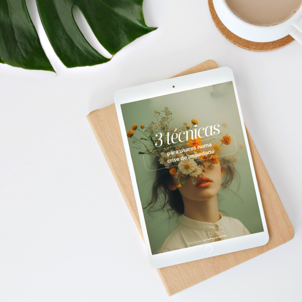 Ebook | 3 técnicas para usar numa crise de ansiedade